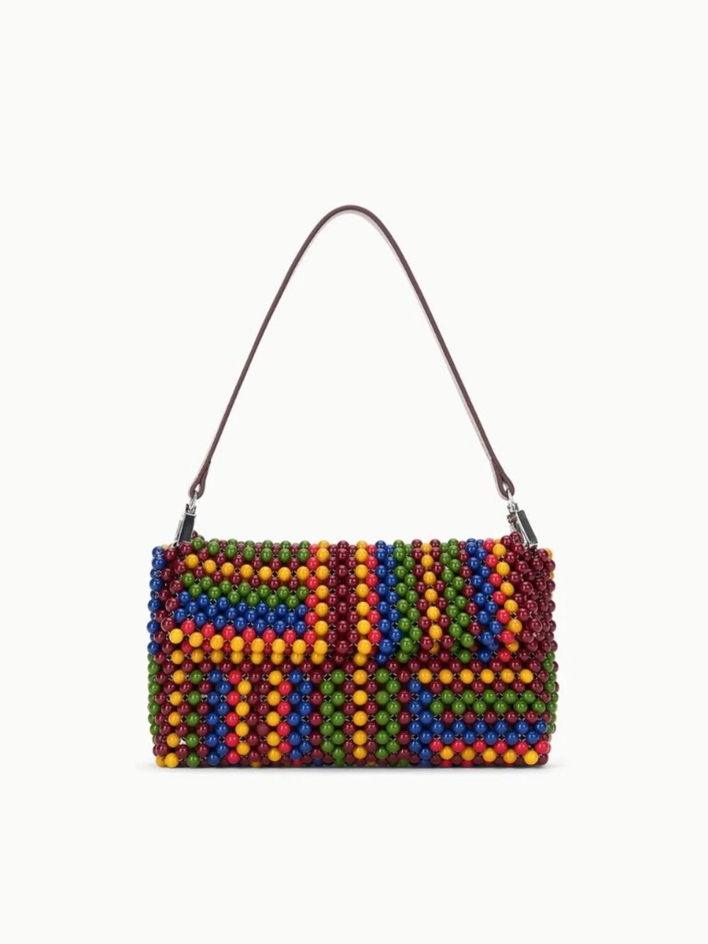Staud Timmy Shoulder Bag in Jungle Stripe
